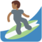 Person Surfing - Medium Black emoji on Twitter